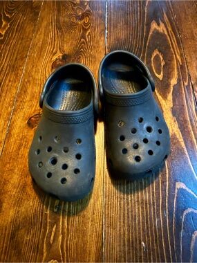 CROCS Kids Black Classic Clog Sandals